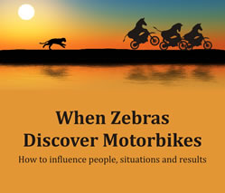 When Zebras Discover Motorbikes